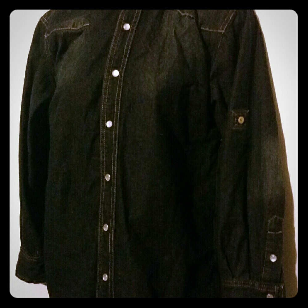 Demin blue jean jacket with hoodie